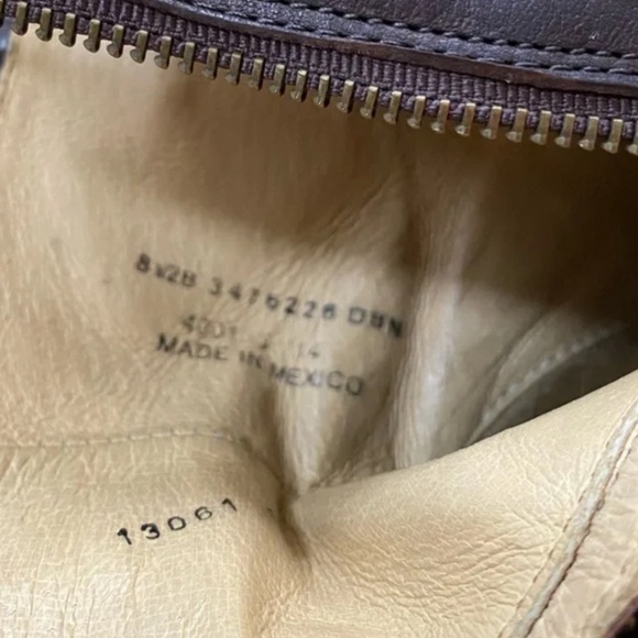 Frye Dark Brown Zip Up Bootie 8.5 - Picture 2 of 4